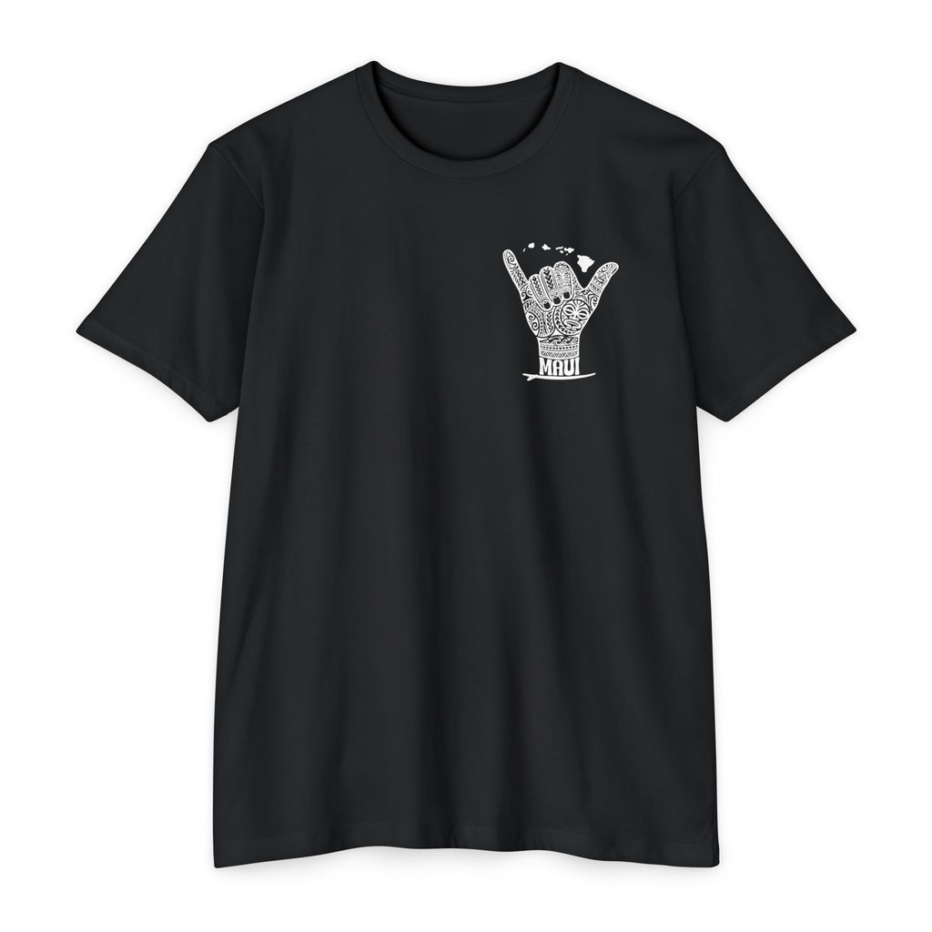 Maui Shaka T-Shirt — Tribal Hawaiian Shaka Design