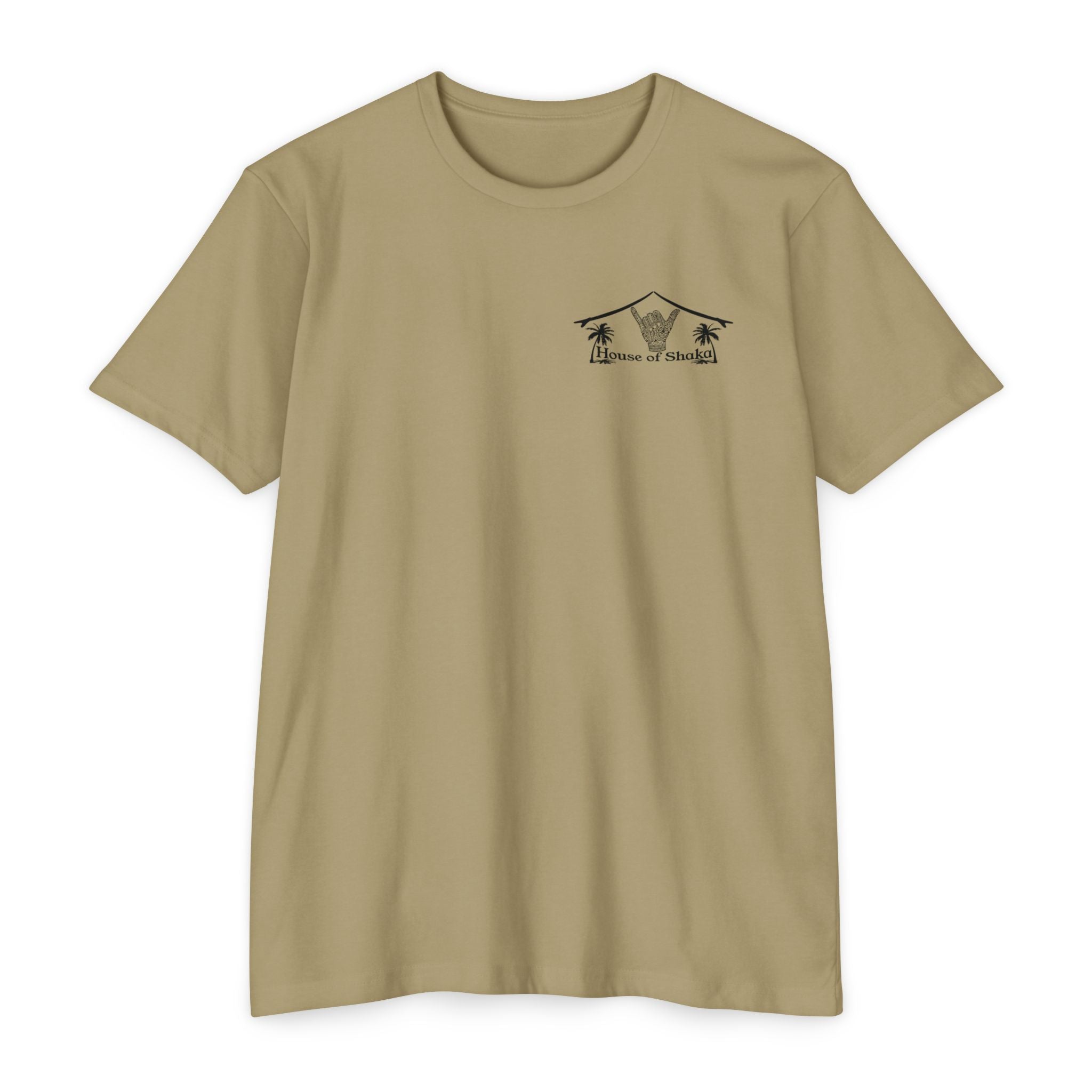 Genesis Surf T-Shirt — "God Drawing the Wave" Spiritual Surf Art