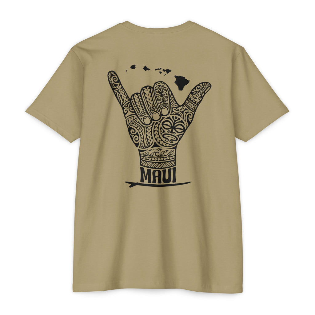 Maui Shaka T-Shirt — Tribal Hawaiian Shaka Design