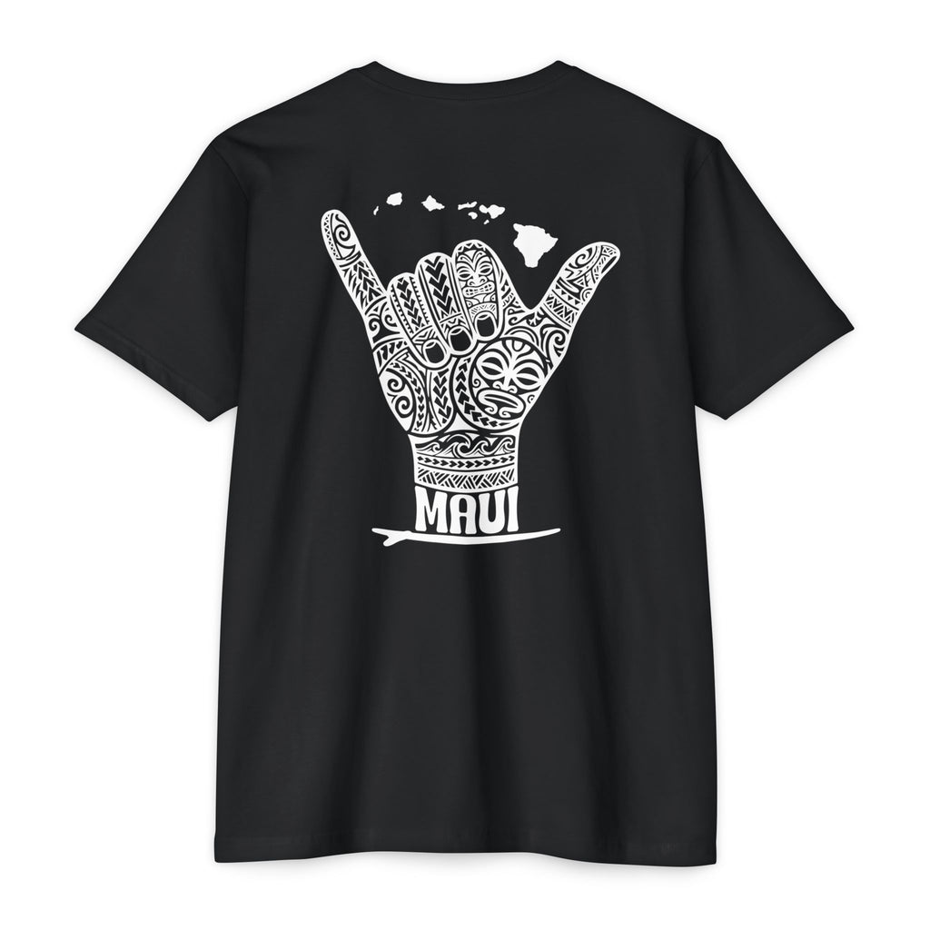 Maui Shaka T-Shirt — Tribal Hawaiian Shaka Design