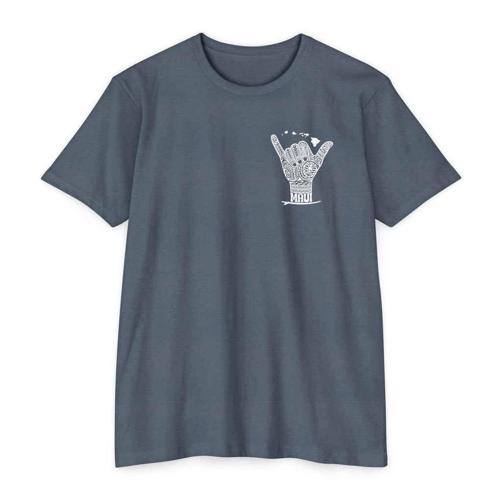 Maui Shaka T-Shirt — Tribal Hawaiian Shaka Design