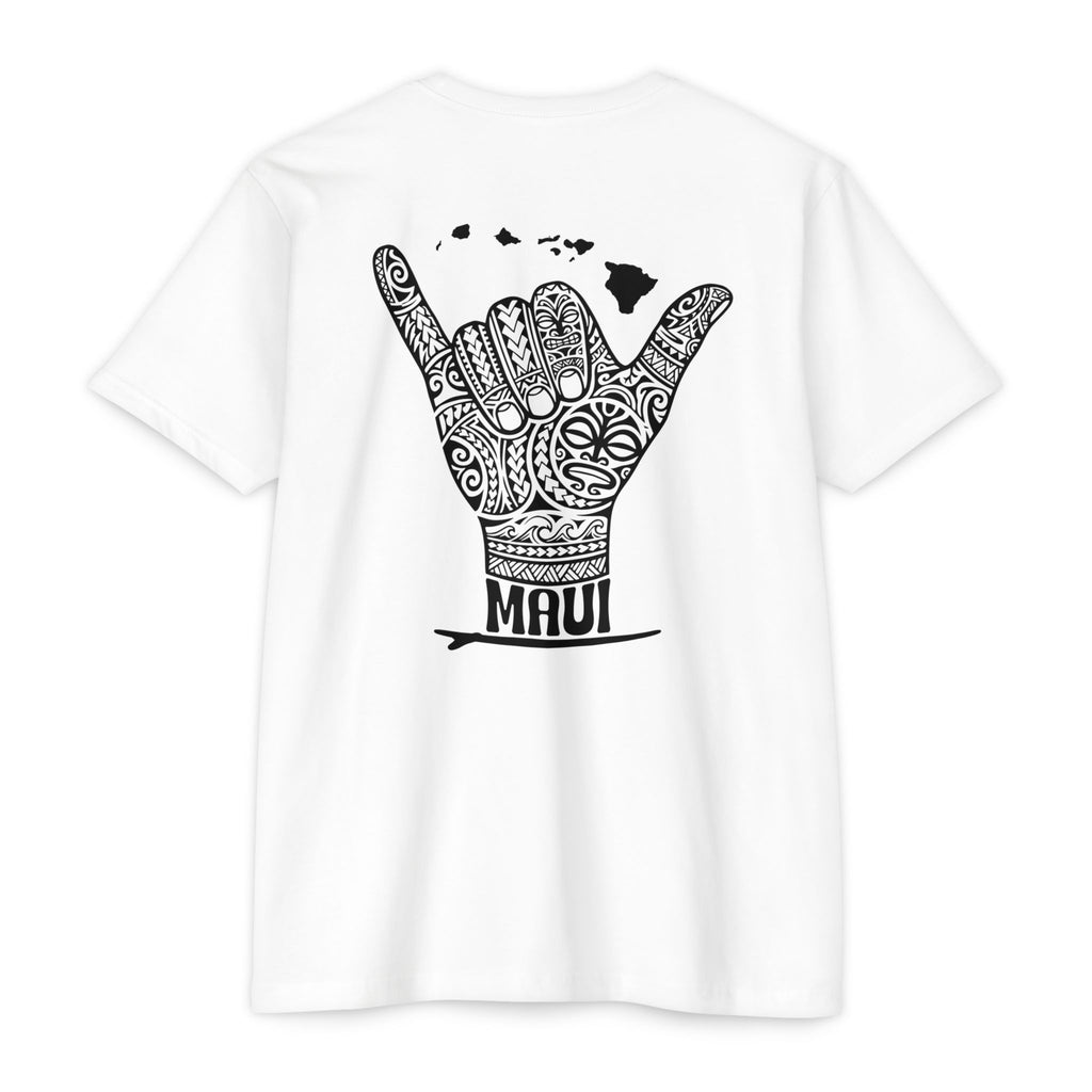Maui Shaka T-Shirt — Tribal Hawaiian Shaka Design